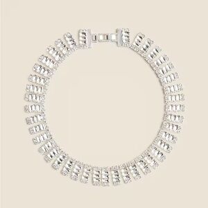 J.crew Statement crystal choker necklace
